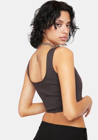 Total Judgement Corset Crop Top