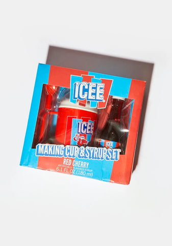 Icee Making Cup & Syrup Set