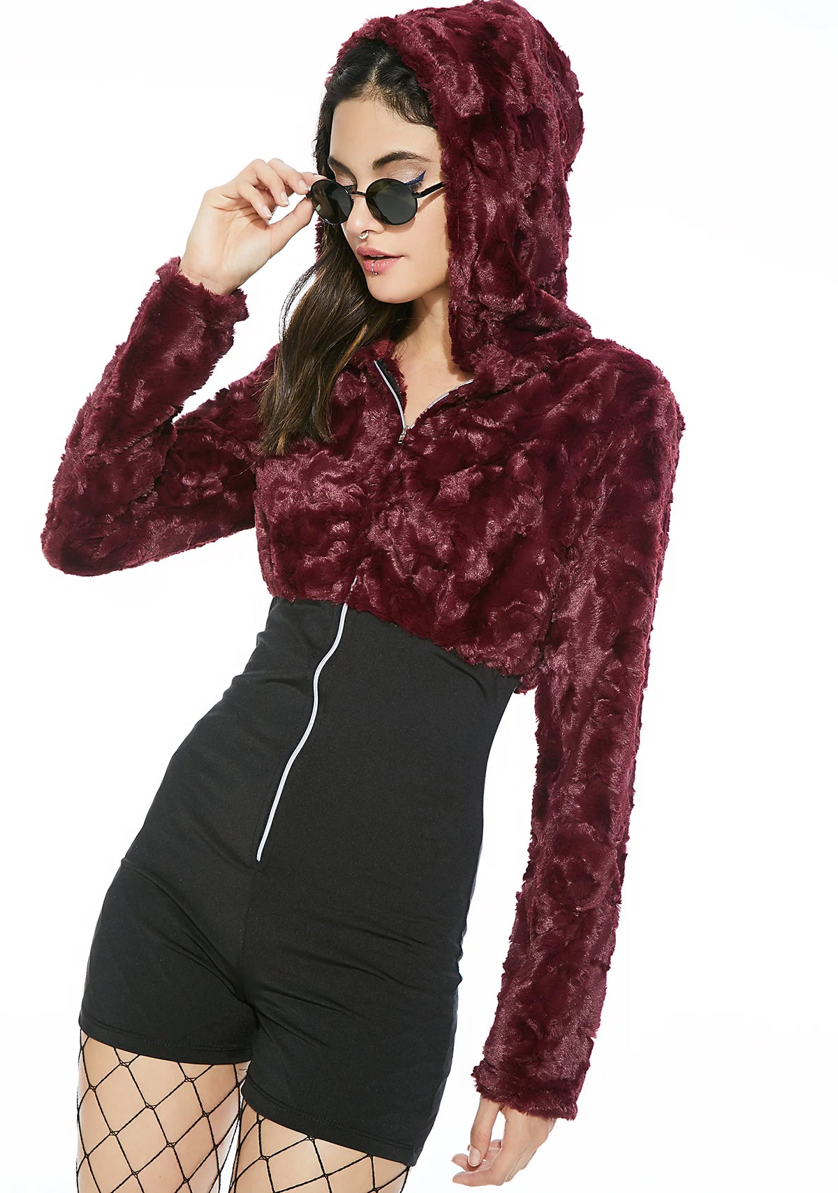 Cuddle Partner Fuzzy Jumpsuit