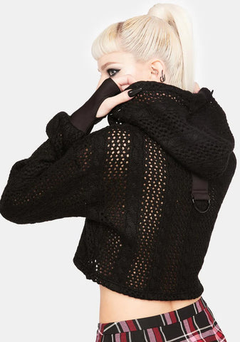 Cropped Hoodie Sweater