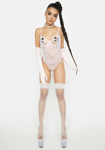 Need Your Touch Lace Teddy