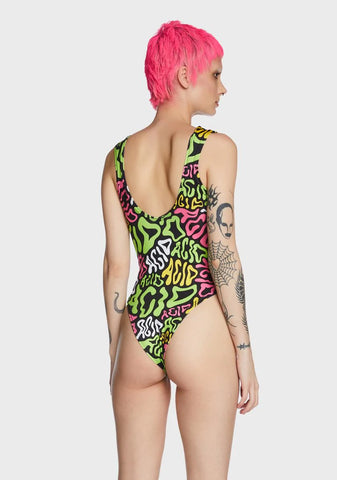 Acid Aria Cut Out Bodysuit