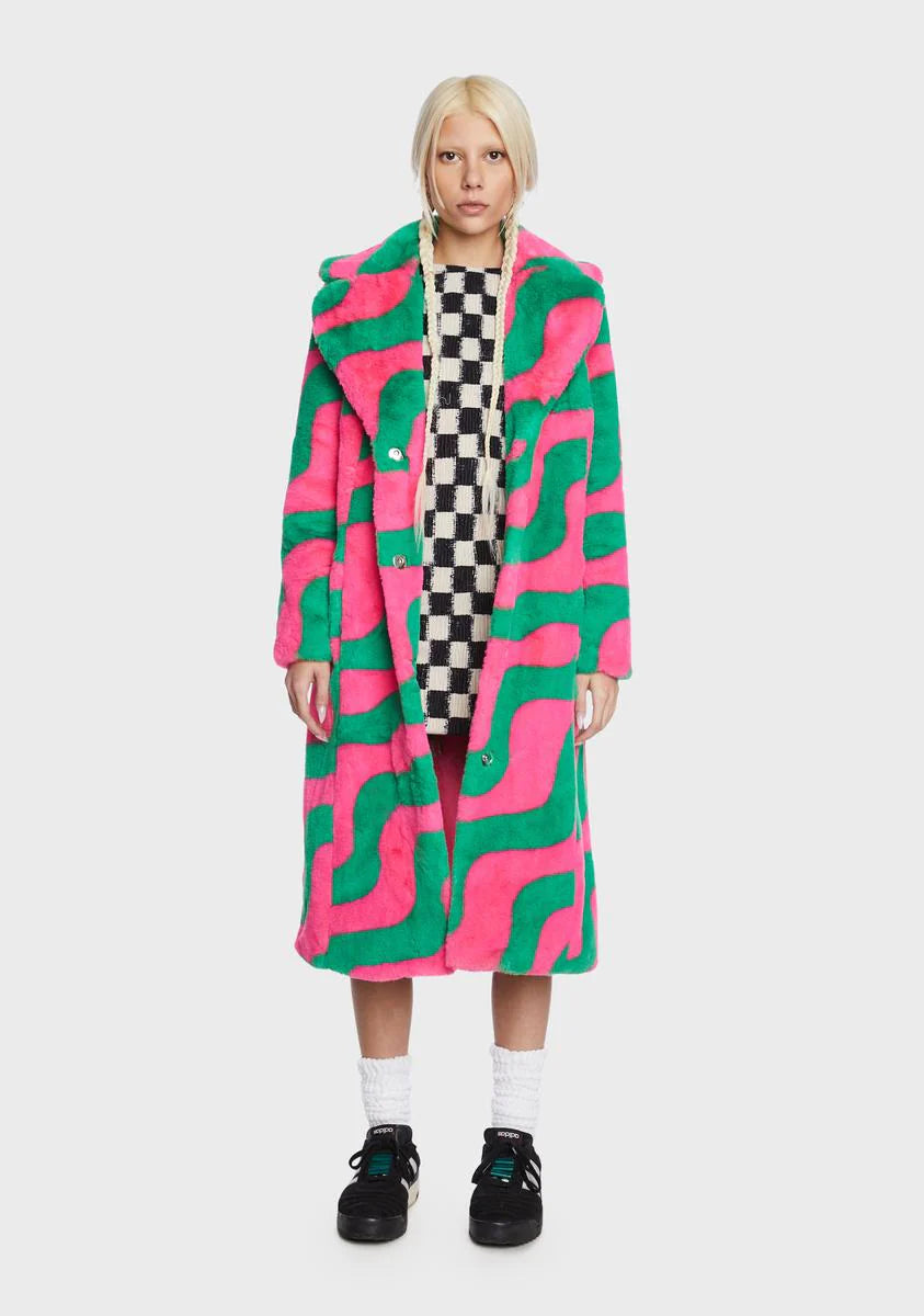 Wave Kai Faux Fur Coat