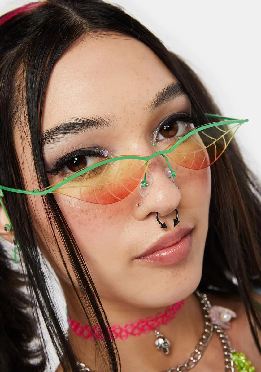 Ivy Leaf You On Read Tiny Sunglasses