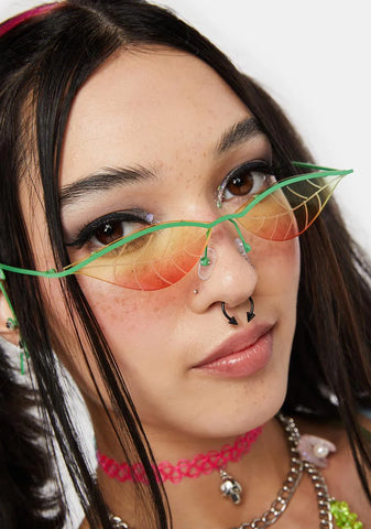 Ivy Leaf You On Read Tiny Sunglasses