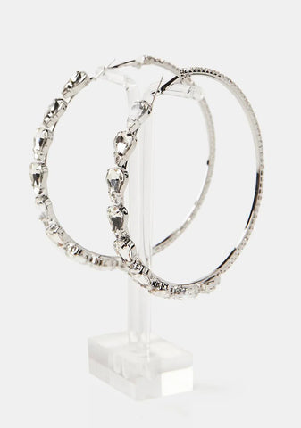 Dancefloor Love Hoop Earrings