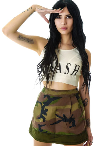 Camouflage Army Skirt
