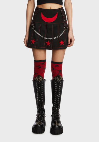 I Am A Star Pleated Skirt