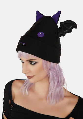 Dwell The Night Bat Beanie