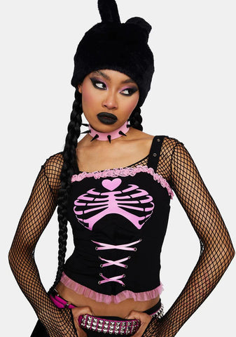 Skele Corset Top