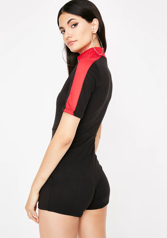 Keep Ya Guessin' Romper