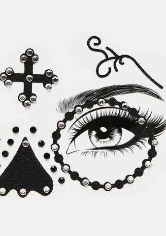 Day Of The Dead Face Stickers