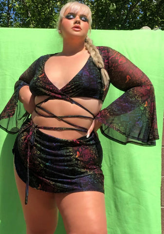 Always Show Ur Pride Wrap Top