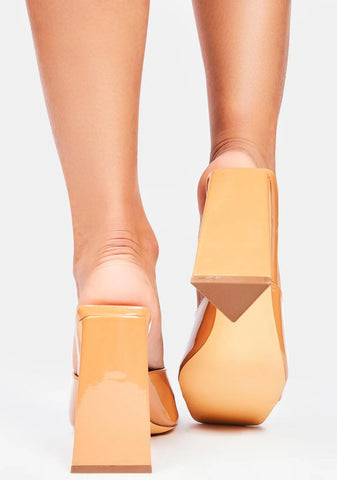 Camel Unforgettable Vibes Block Heels