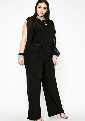 Sophisticated Ladies Wide Leg Jumpsuit