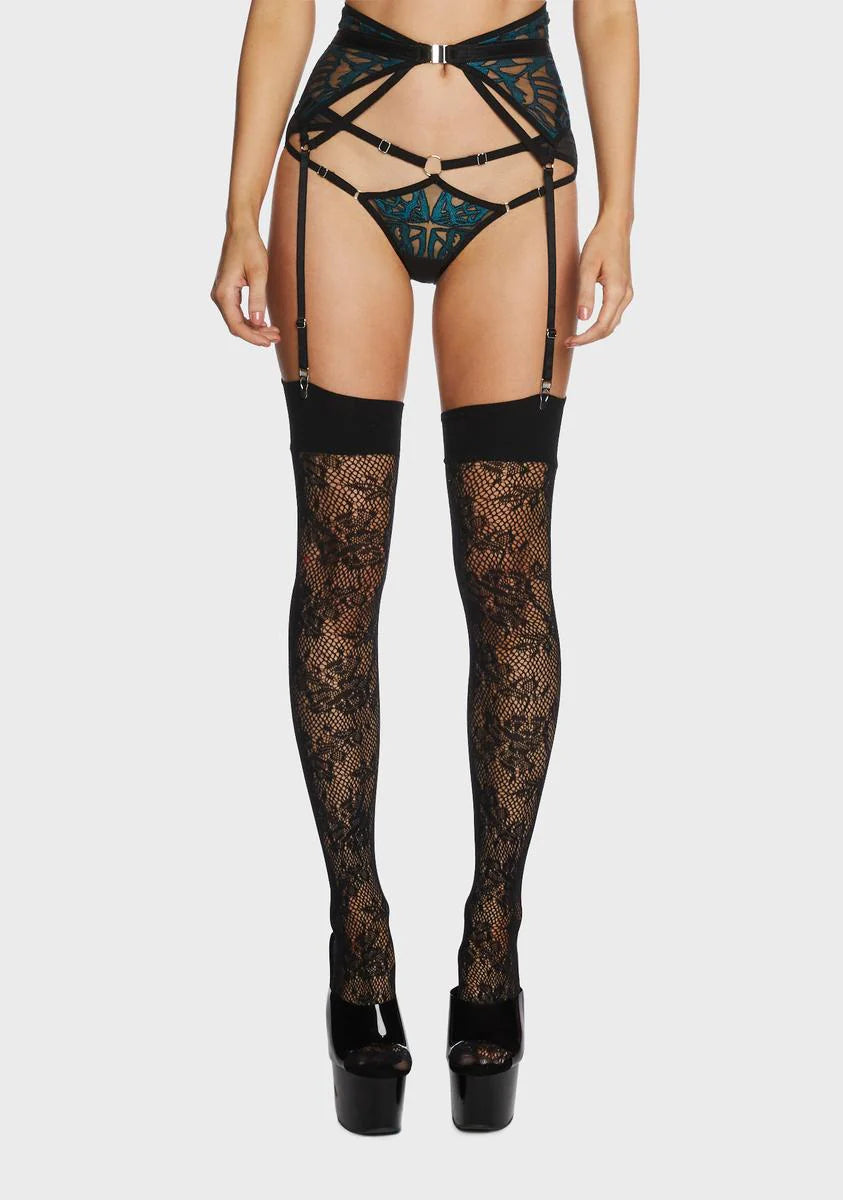 Monarch Mesh Garter