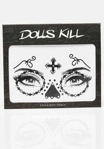 Day Of The Dead Face Stickers