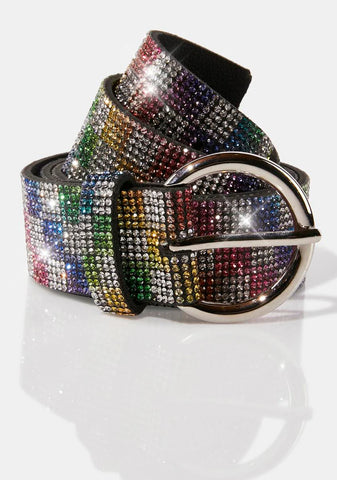 Paradise Reign On Rhinestone Belt