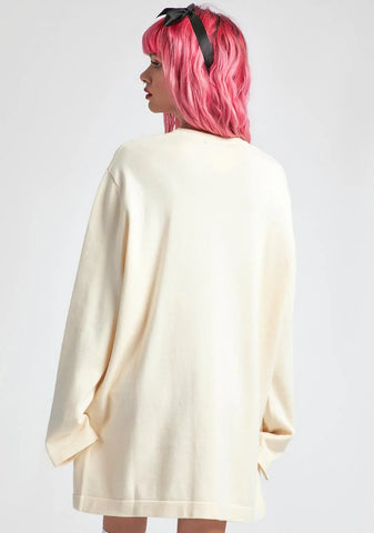 On Cloud Fine Oversized Intarsia Sweater