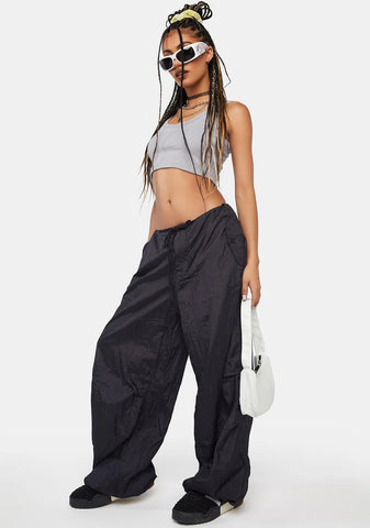 Parachute Black Chute Trousers