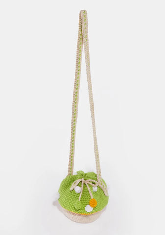 Fantasy Mushroom Crochet Bag