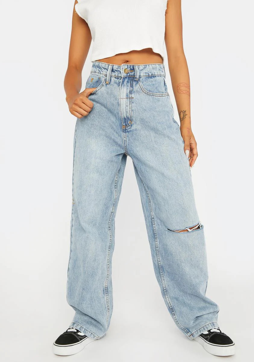 Aged Blue Billie Jeans