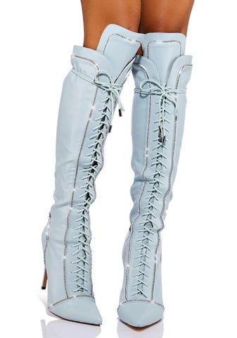 Stop The Drama Stiletto Boots