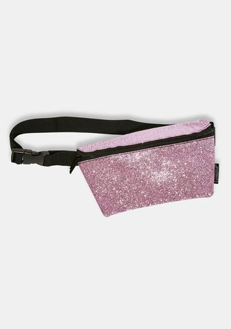 Pink Dazzler Glitter Fanny Pack