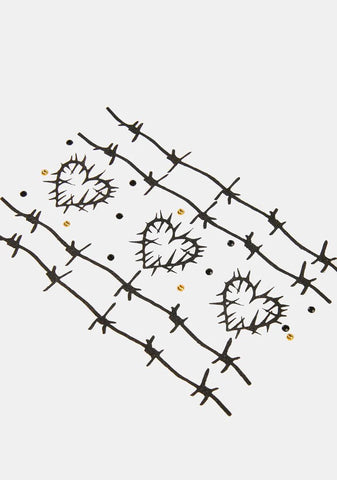 Heart Bitten Body Stickers