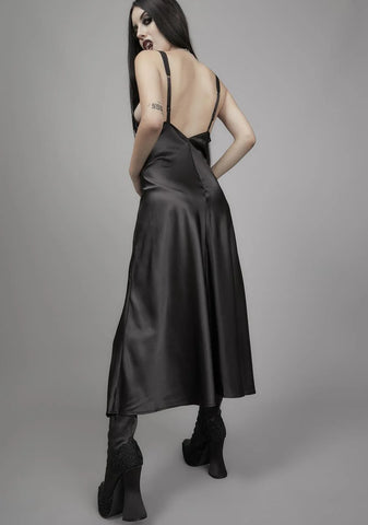 Immortal Ever After Satin Slip Dress