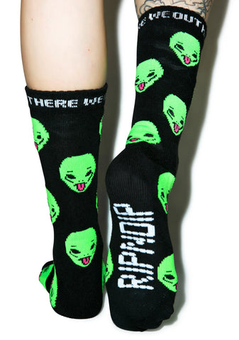 We Out Here Crew Socks