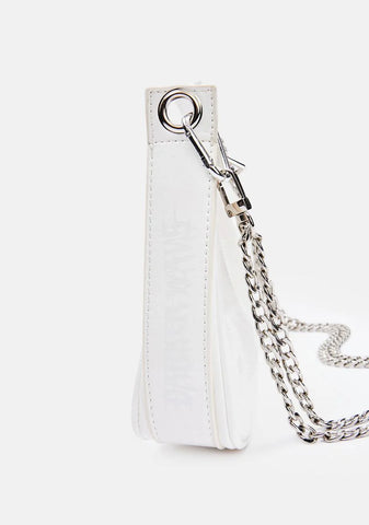 Filter Ruched PVC Shoulder Bag