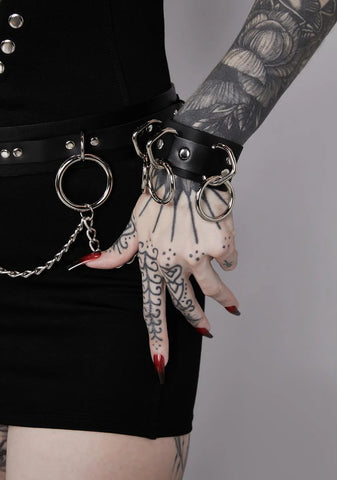 Triple Silver O-Ring Cuff