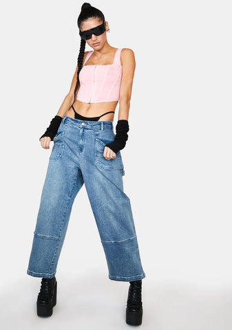 Bubblegum In My Pocket Corset Top