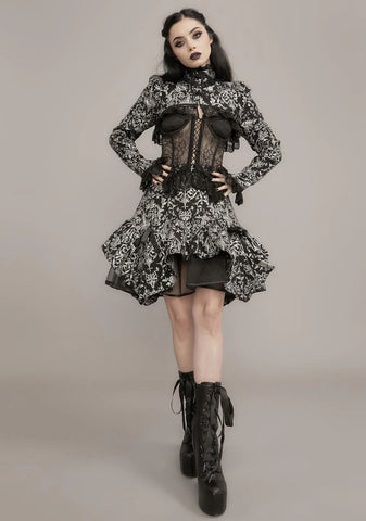 To Tell The Tale Brocade Shrug