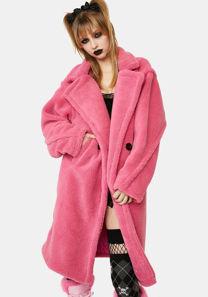 Far Out Here Faux Fur Jacket