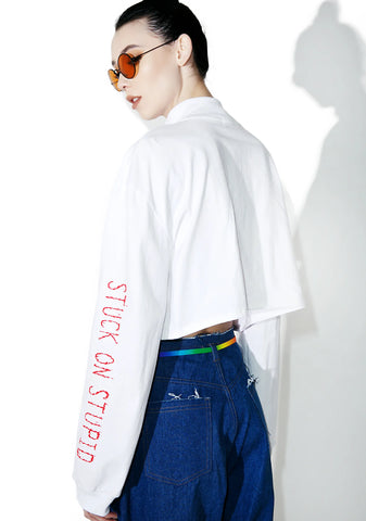 Roses On Fire Long Sleeve Tee