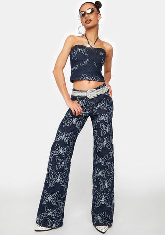 Lucia Butterfly Corset Top