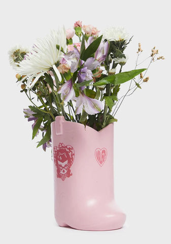 Loretta Cowboy Boot Vase
