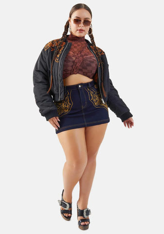Deadly Scorpion Lust Bomber Jacket