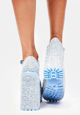 Casual Friday Tweed Mary Janes