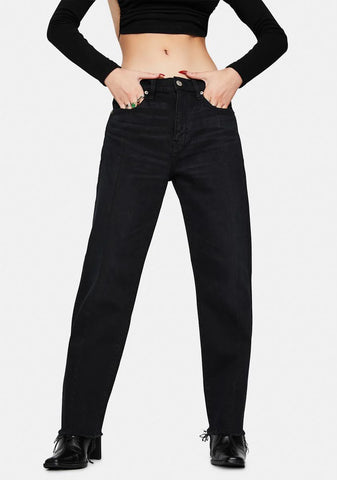Curfew Straight Up High Rise Jeans
