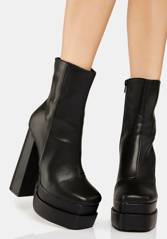Supine Platform Ankle Boots