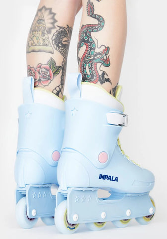 Sky Blue Inline Skates