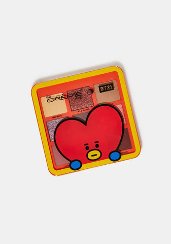 X BT21 Galactic Pink 9 Pan Eyeshadow Palette