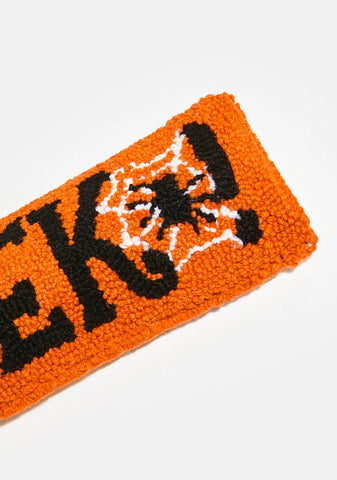 Halloween Eek Hook Pillow