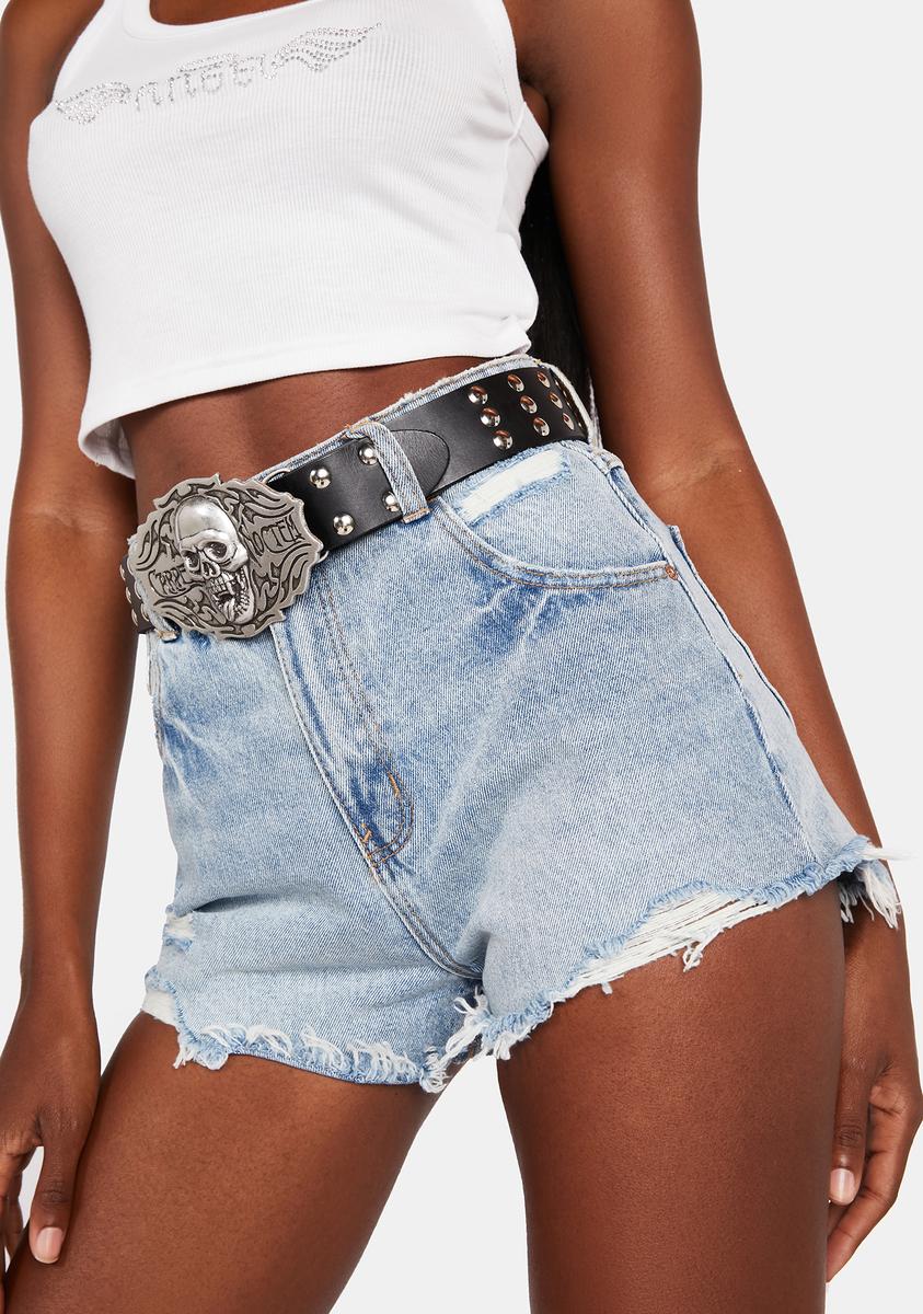 Sylvie Blue Dusters Shorts