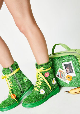 On My Turf Combat Boots