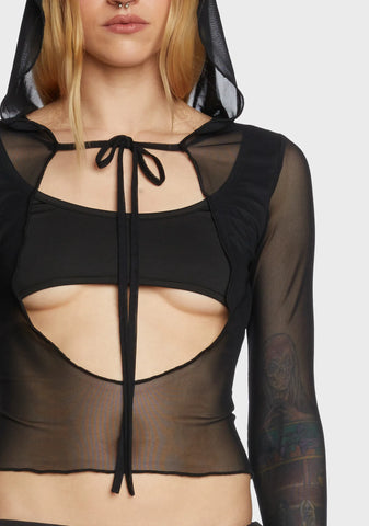 Witchy Day Sheer Hoodie