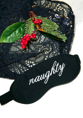 Naughty Or Nice Reversible Eyemask